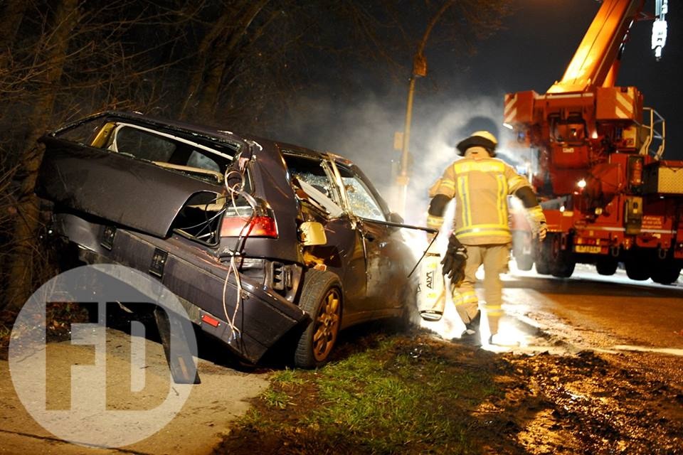 Bergung des Unfallfahrzeuges