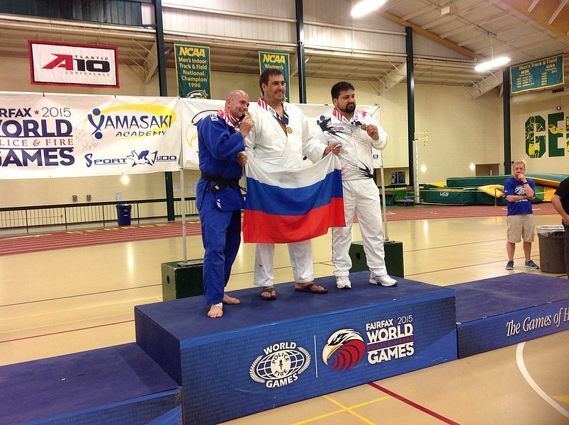 Siegerehrung Judo "Herren 30+ >100 kg"