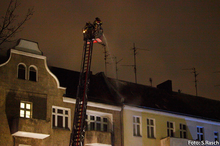 Sicherung der Brandwand