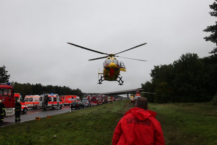 Rettungshubschrauber im Einsatz