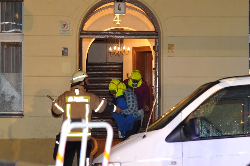 Feuerwehrleute im Einsatz