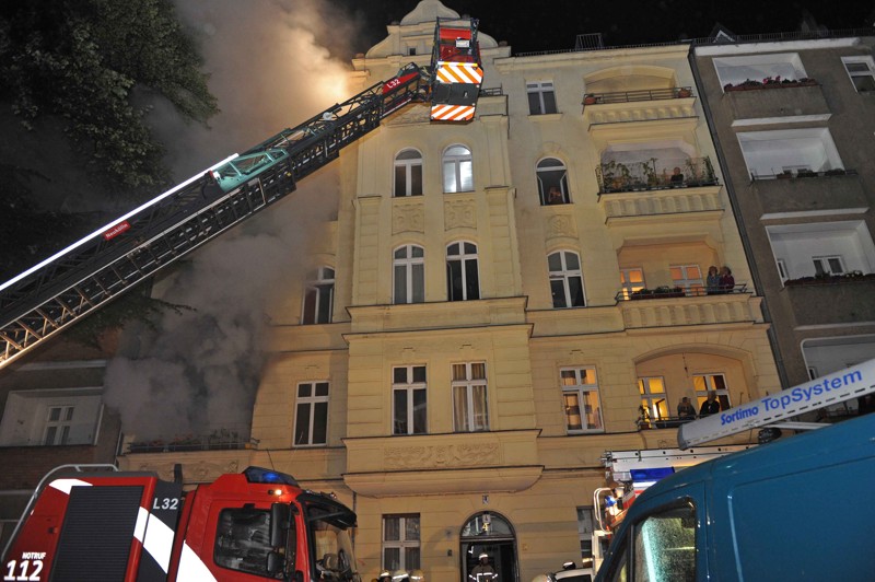 Personenrettung über Drehleiter