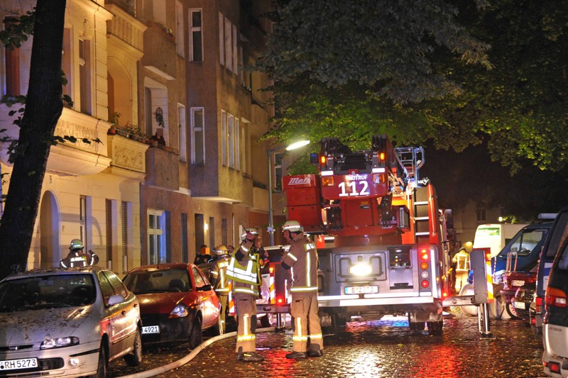 Personenrettung über Drehleiter