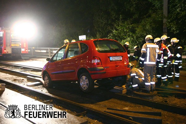 Draufsicht auf die Einsatzstelle