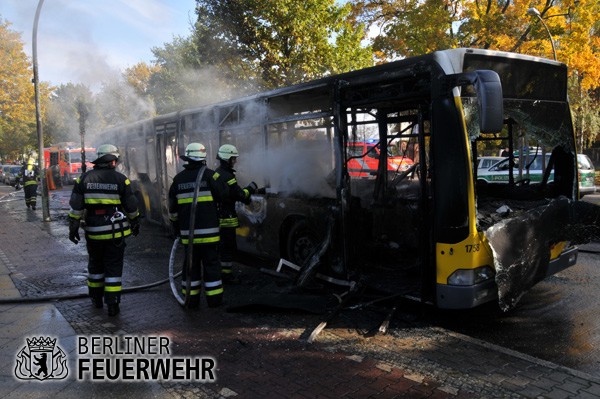 Löschangriff der Feuerwehr