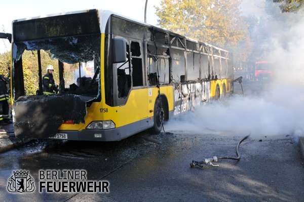 Rauchentwicklung bei Löscharbeiten