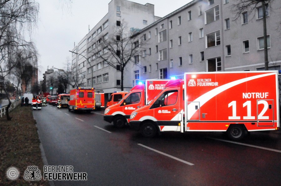 Rettungswagen in Bereitstellung