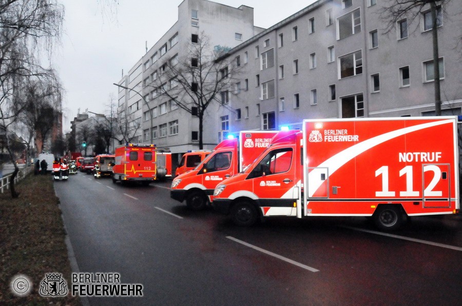 Rettungswagen in Bereitstellung