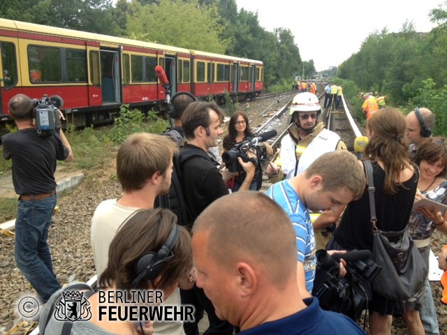 Medienarbeit an der Einsatzstelle
