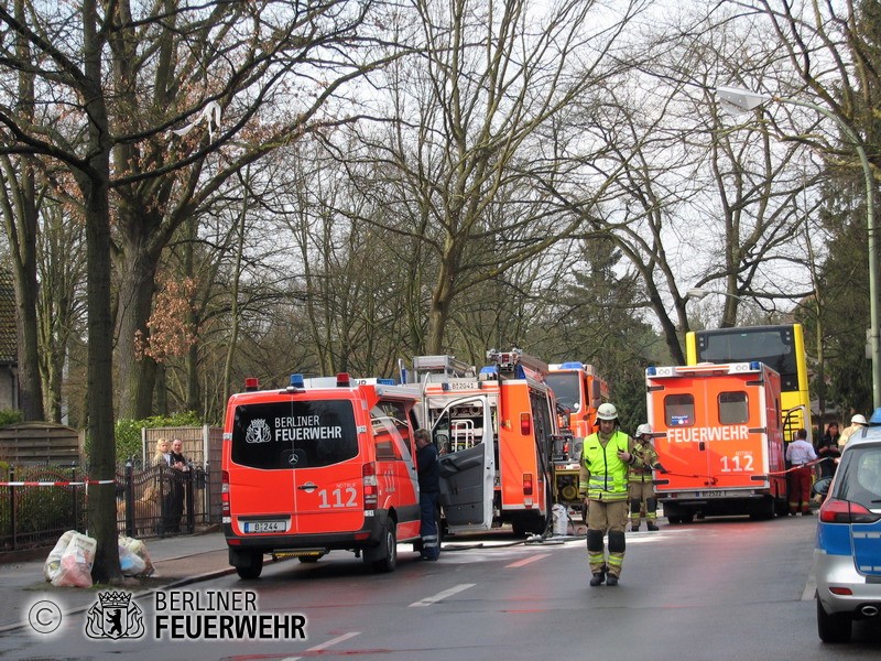 An der Einsatzstelle