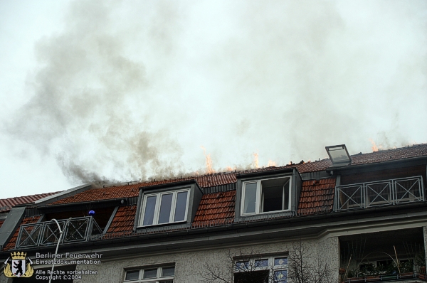 Feuer im Dach