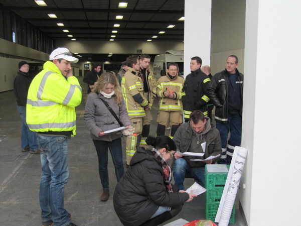 Helfer im Einsatz