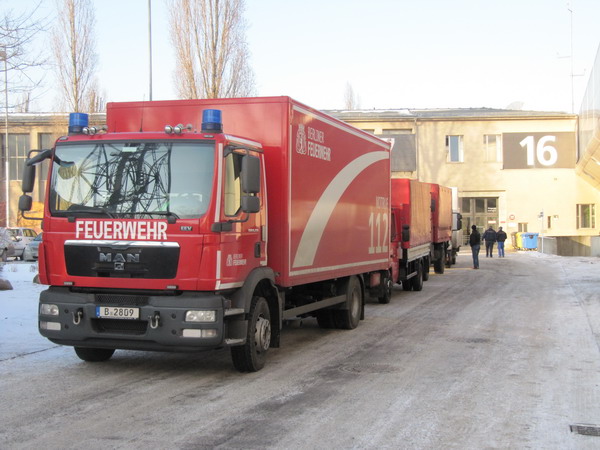 Helfer im Einsatz