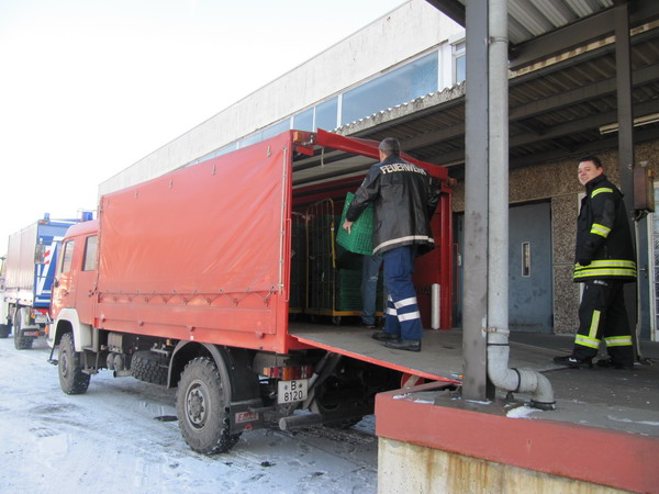 Helfer im Einsatz