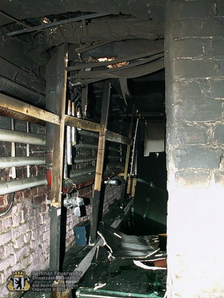 Brandschaden im Keller