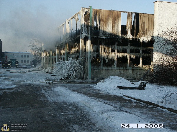 Brandschaden von außen