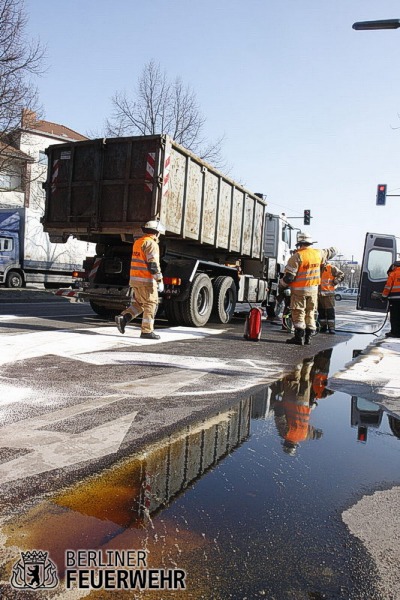 Ausgelaufenes Diesel