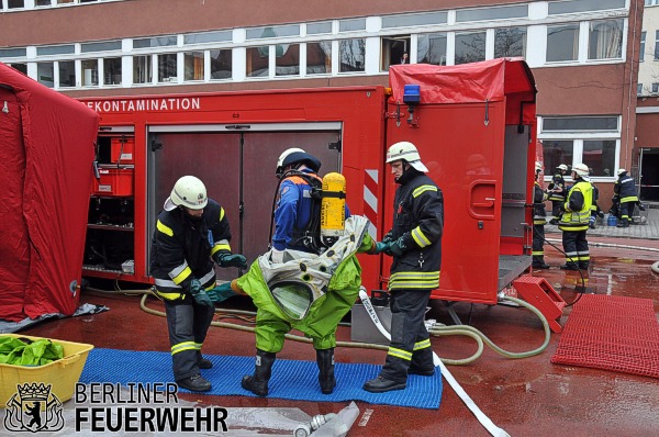 Entkleiden im sauberen Bereich