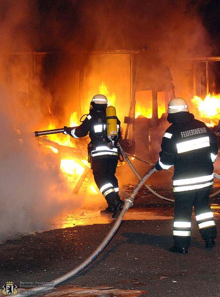 Schaumrohr im Einsatz