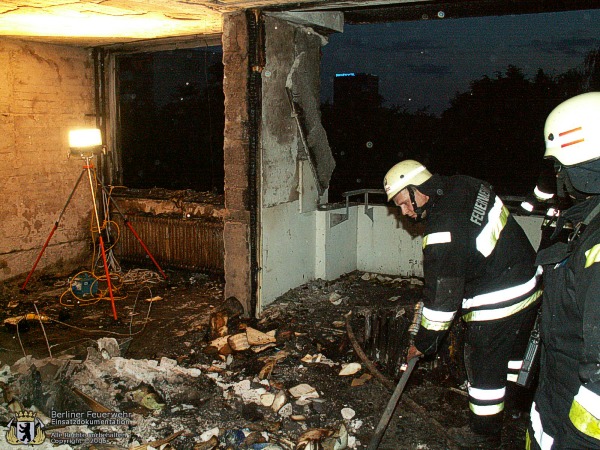 Brandschaden im Innenraum