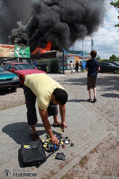 Eilig herbei geschaffte Autoschlüssel