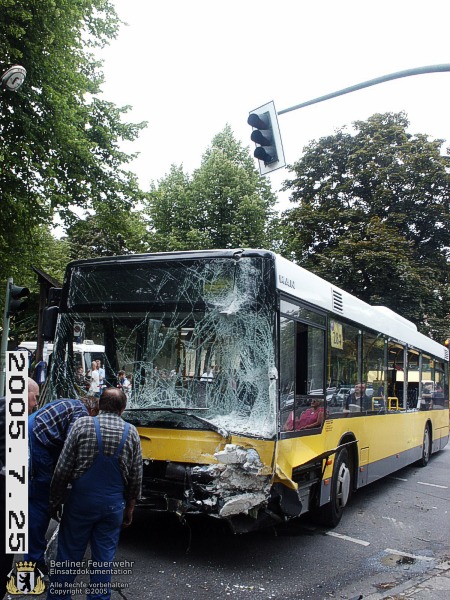 Schaden am Bus