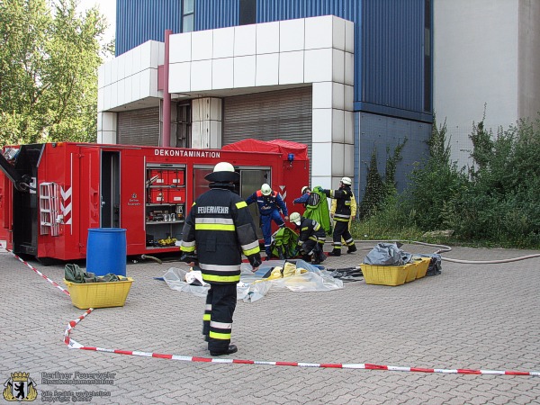 Dekontamination nach Einsatz