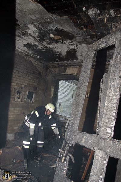 Brandwohnung innen