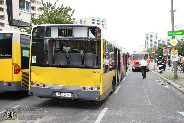 Verunfallter Bus