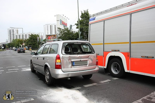 Schaden am Unfall-PKW