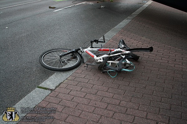 Beschädigtes Fahrrad