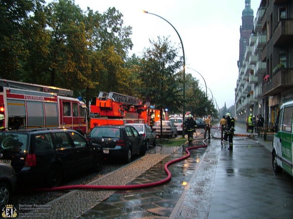 Einsatzstelle Schönhauser Allee