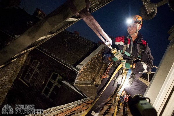 Höhenrettung im Einsatz