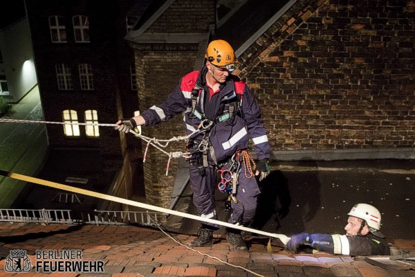 Höhenrettung im Einsatz