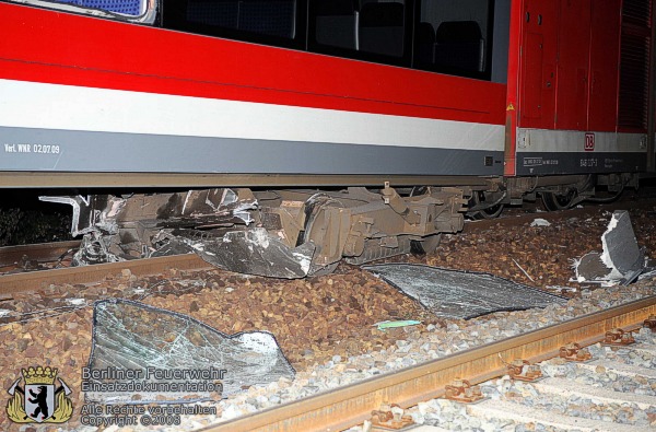 Entgleister Radsatz