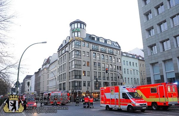 Betroffenes Hotelgebäude