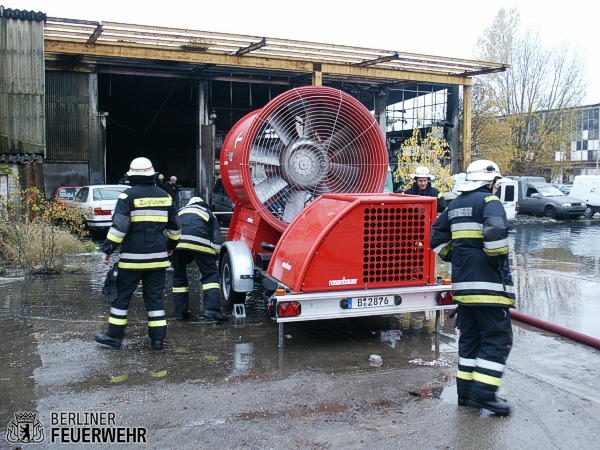 Belüftung des Gebäudes mit FwA-Ventilator