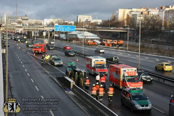 Blick von einer Brücke