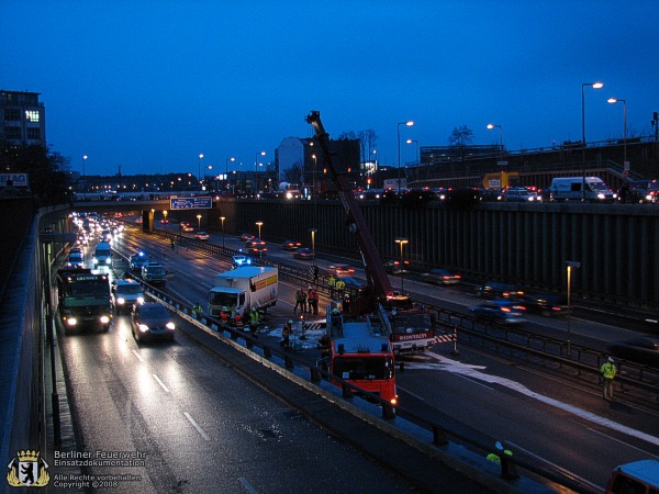 Fahrzeug ist aufgerichtet