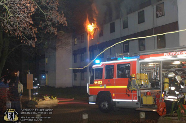 Situation bei Eintreffen der Feuerwehr