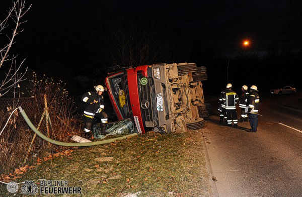 Verunfallter LKW