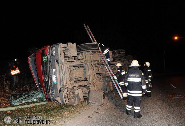 Verunfallter LKW