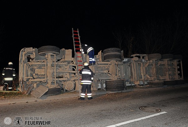 Verunfallter LKW