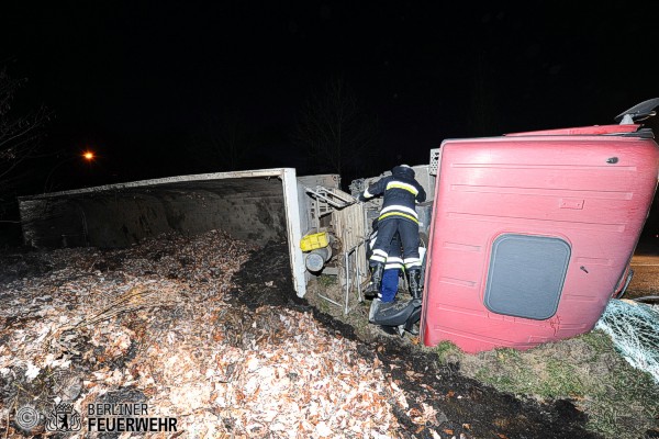 Verunfallter LKW