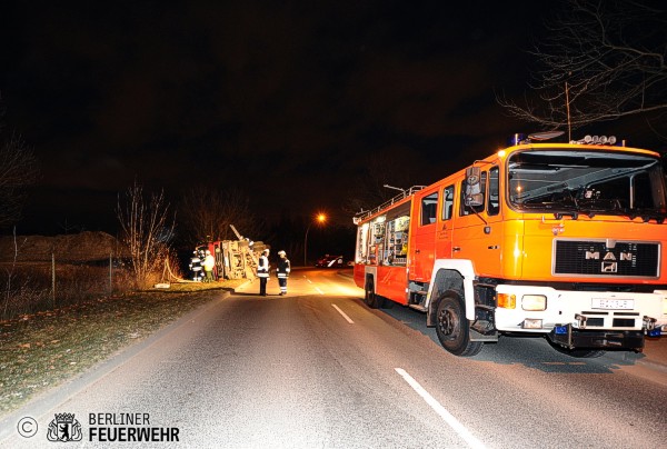 Verunfallter LKW