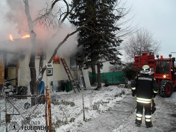 Einsatzkräfte an der Einsatzstelle