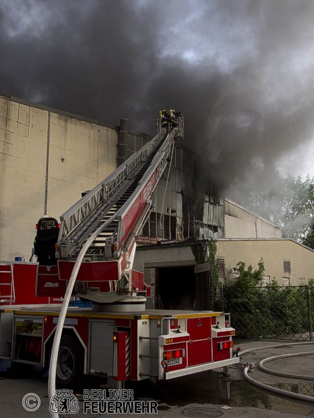 Drehleiter im Einsatz