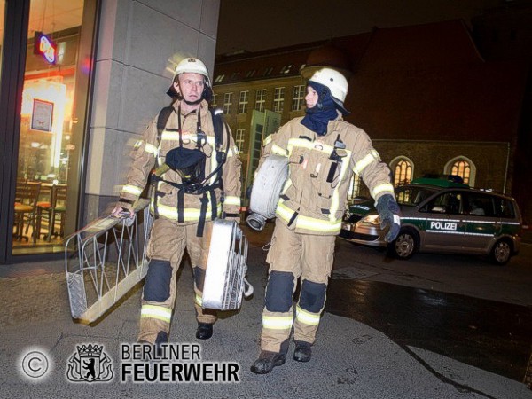 Einsatzkräfte der Feuerwehr