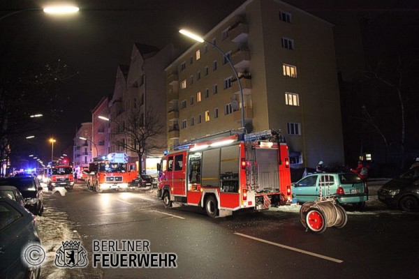 Fahrzeuge an der Einsatzstelle