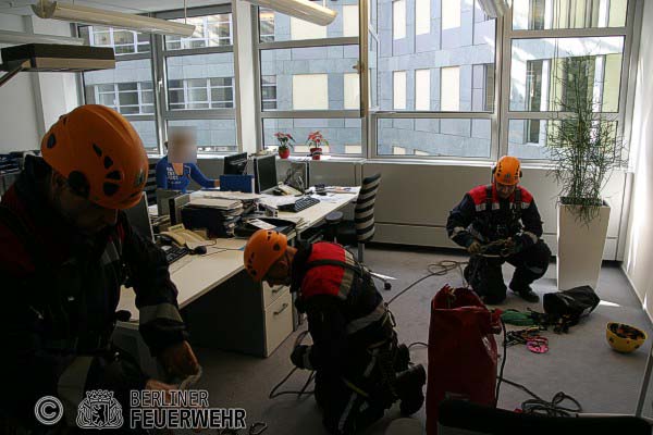 Vorbereitung der Rettung